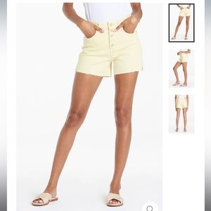 Dear John Ivy Super High Rise Shorts in Sunlight Size 28